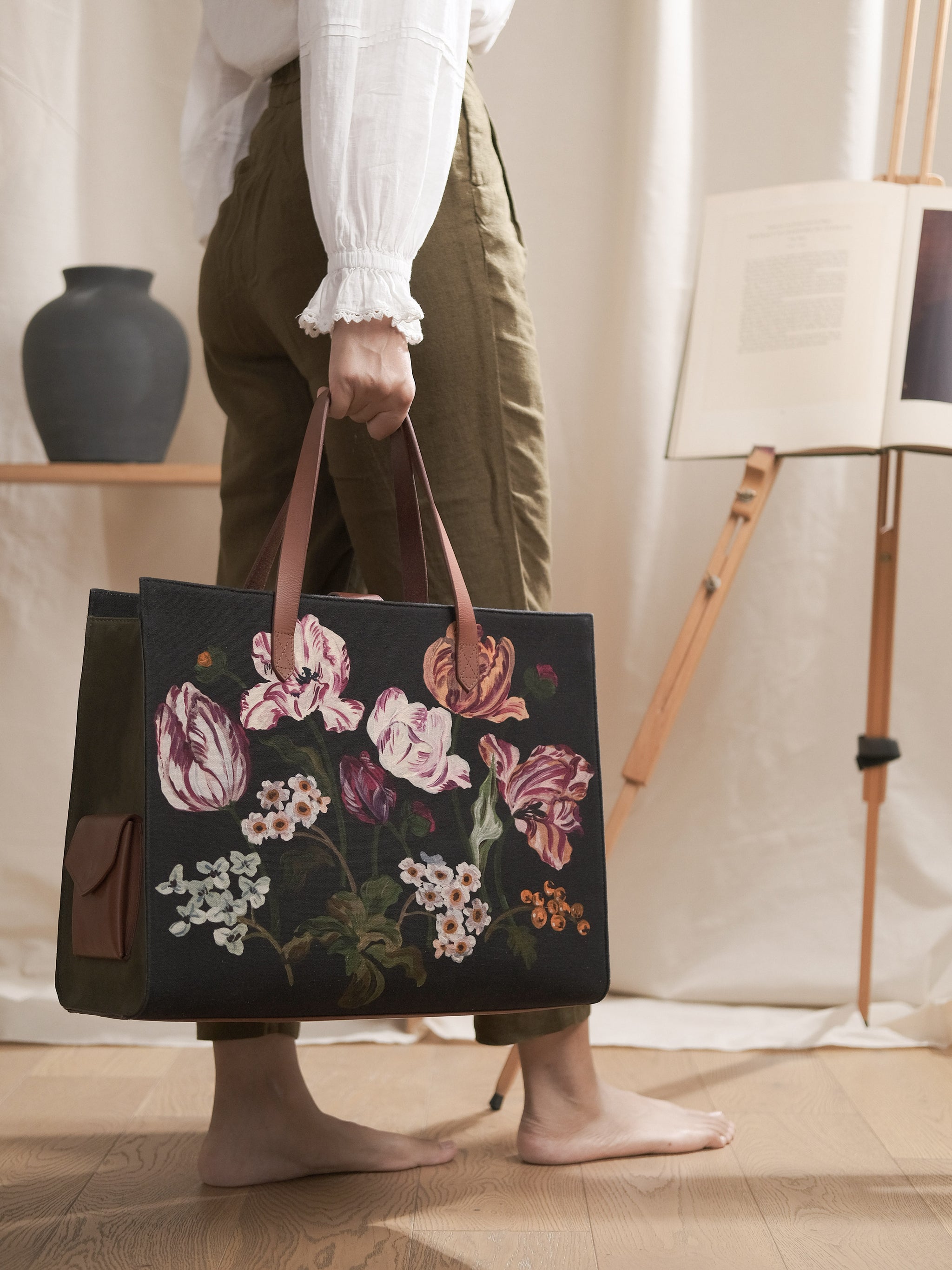 HIGH TAIL DESIGNS Shopping Bag Ink L 【公式通販】 HIGH TAIL DESIGNS Shopping Bag Ink L 【公式通販】